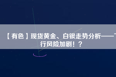 【有色】現(xiàn)貨黃金、白銀走勢(shì)分析——下行風(fēng)險(xiǎn)加?。?？