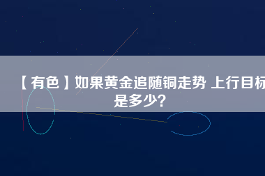 【有色】如果黃金追隨銅走勢 上行目標是多少？