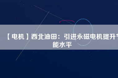 【電機】西北油田：引進(jìn)永磁電機提升節(jié)能水平
          